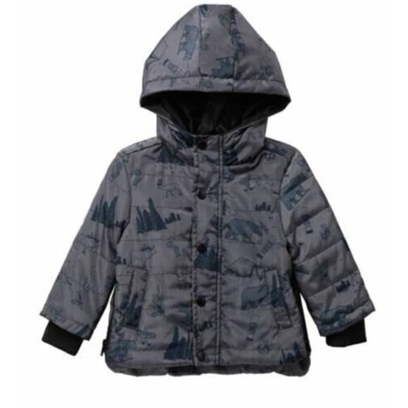 Sovereign Code Baby Boys Iceland Coat in Grey 12 Months MSRP $68